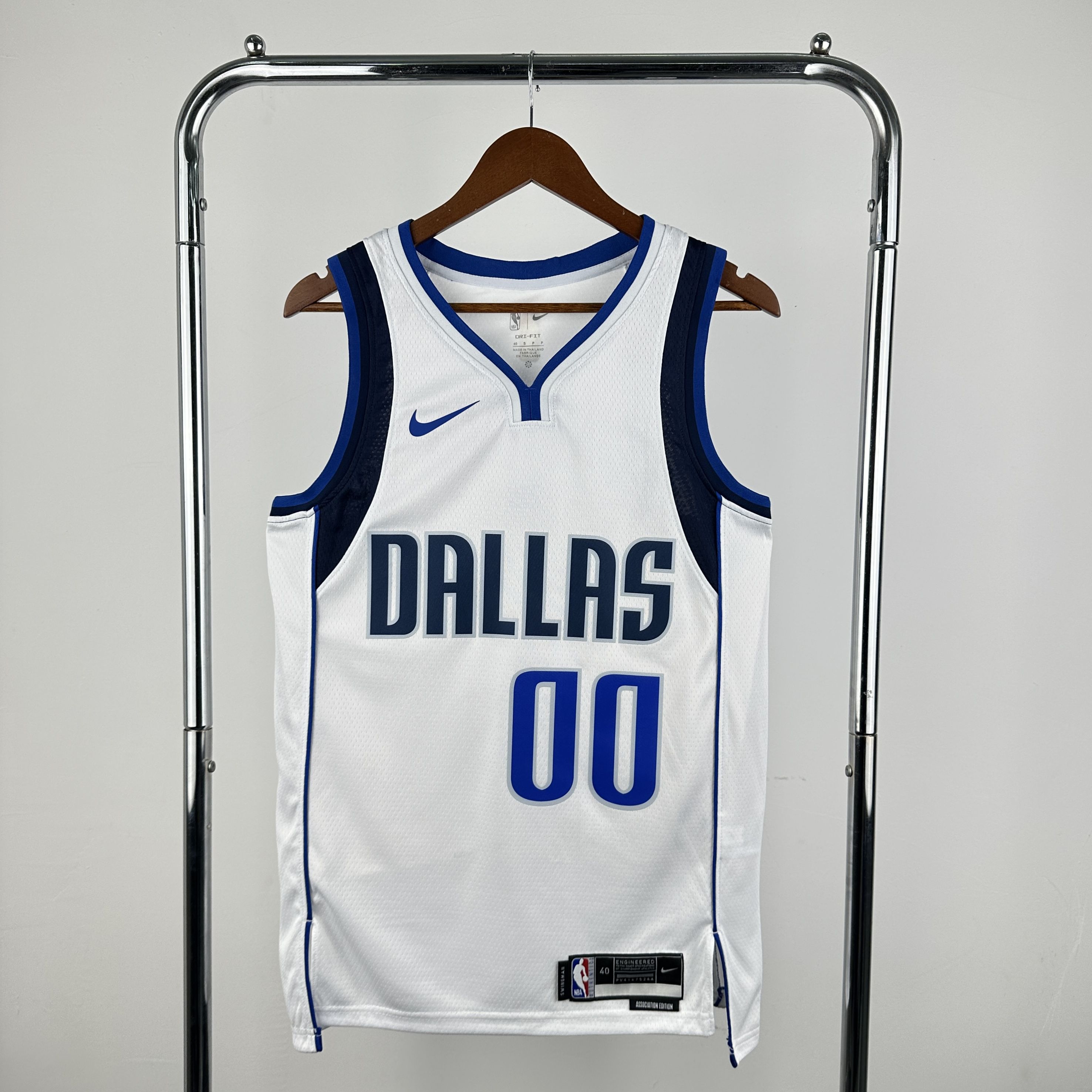 Men Dallas Mavericks #00 Christie White Season Nike 2025 NBA Jersey->sacramento kings->NBA Jersey
